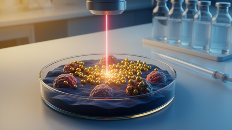 Laser-Made Gold Nanoparticles Kill Cancer Cells in the Lab, With the Right Liquid Making All the Difference