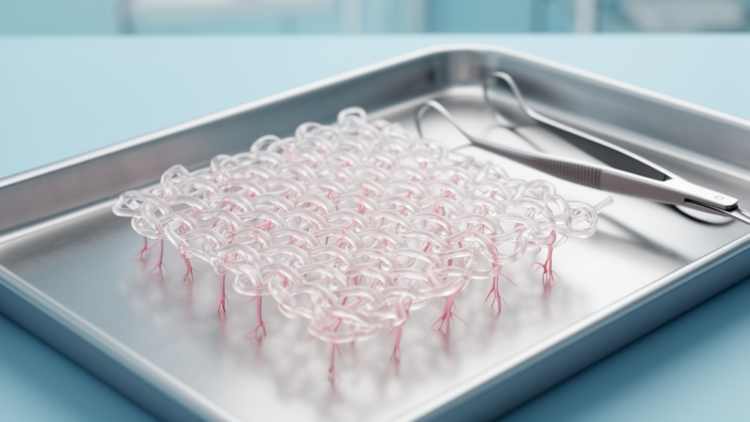 Novel Knitted Heart Patch Shows Early Tissue Ingrowth in Infant Case Report