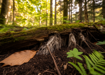 Mycorrhizal type and life form independently shape resource strategies in Qinling woody plants