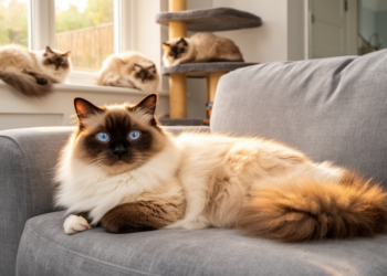 Rising Ragdoll cat population in the UK shows typical purebred health and lifespan