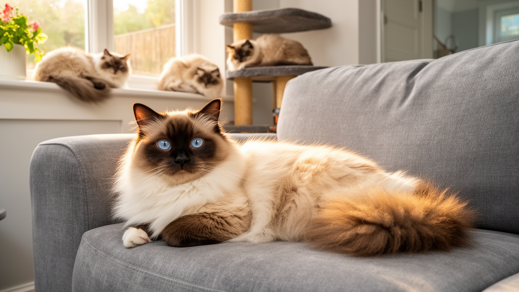 Rising Ragdoll cat population in the UK shows typical purebred health and