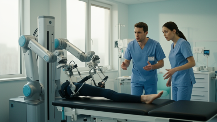 Robot rehabilitation platform works flawlessly but flusters physiotherapists in first hospital test