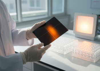 Softer perovskite lattices yield stable bifacial tandem solar cells