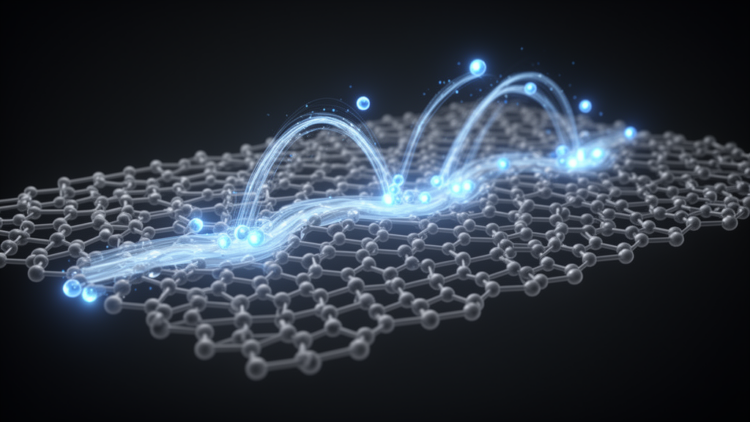 Physicists Film Electrons Tunneling Through Graphene's Energy Gap in Slow Motion