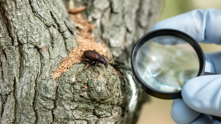 Olive Bark Beetle Discovered in Czech Republic Raises Fears of a Central European Spread