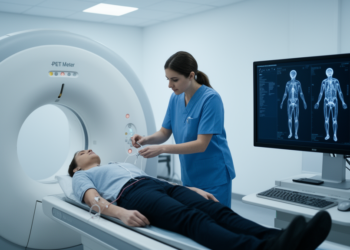 Residual tracer activity in venous access devices rarely disrupts PET and SPECT scans