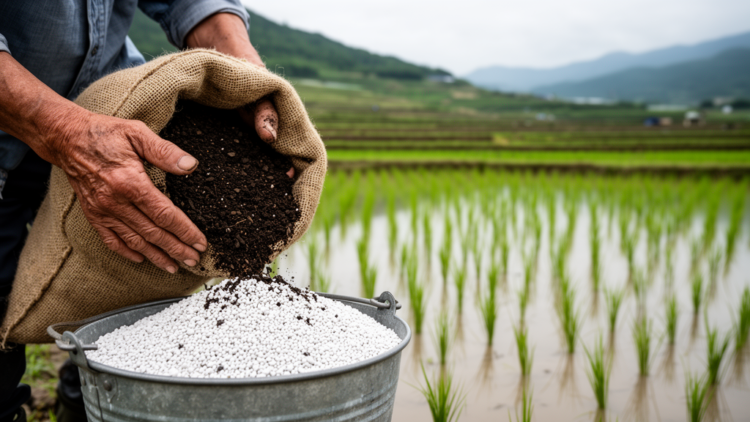 Mixing Mineral Fertilizer With Compost Cuts Net Warming From Korean Rice Paddies