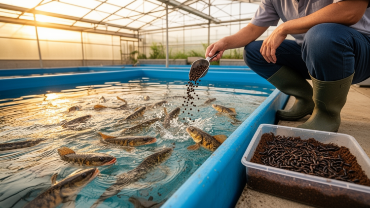 Black Soldier Fly Larvae Fully Replace Fishmeal in Snakehead Fish Diets, Trial Shows