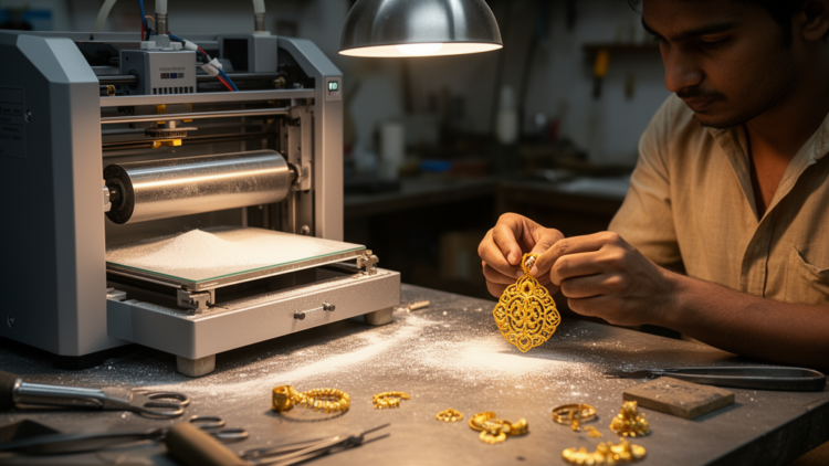 Binder Jetting 3D Printing Could Reshape India's Gold Jewellery Industry