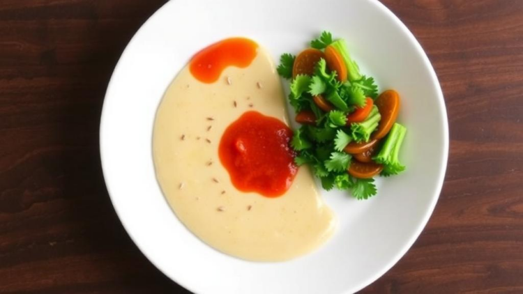 Sauce on the Side: Minimal Plating Makes a Dish Look Healthier, Study Finds