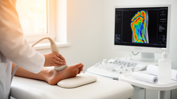 Ultrasound and Shear Wave Elastography Lead Review of Foot Tissue Measurement Techniques