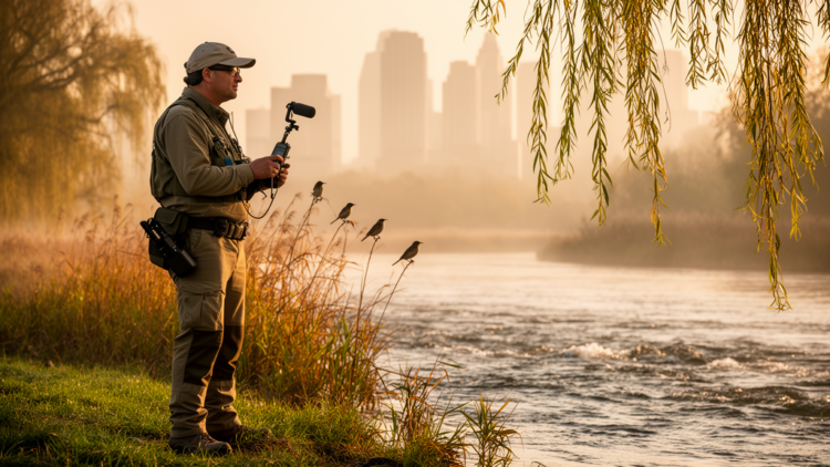 Research report: Using soundscapes to examine the impacts of urbanisation on spatial and temporal patterns of avian acoustic activity along a riparian corridor