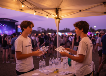 Peer-led harm reduction reaches thousands at an Australian music festival