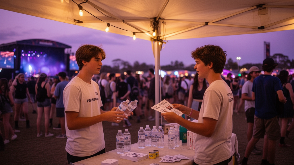 Peer-led harm reduction reaches thousands at an Australian music festival