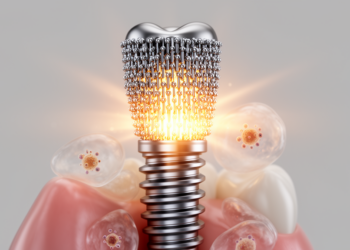 Titanium Coating Uses Light-Trapping Metasurface to Fight Peri-Implantitis