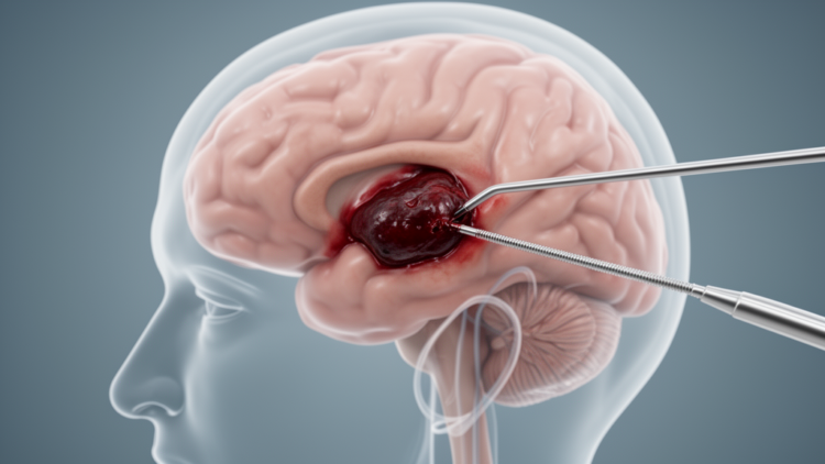 Residual Hematoma Volume After Stroke Evacuation Uncertain Predictor of Recovery