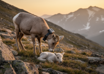 GPS Collars Reveal When Bighorn Sheep Give Birth