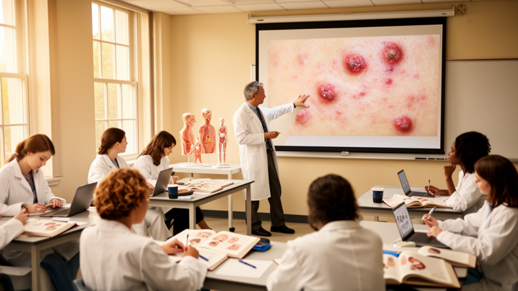 Scoping Review Maps How U.S. Medical Schools Teach Dermatology Before Clinical Years