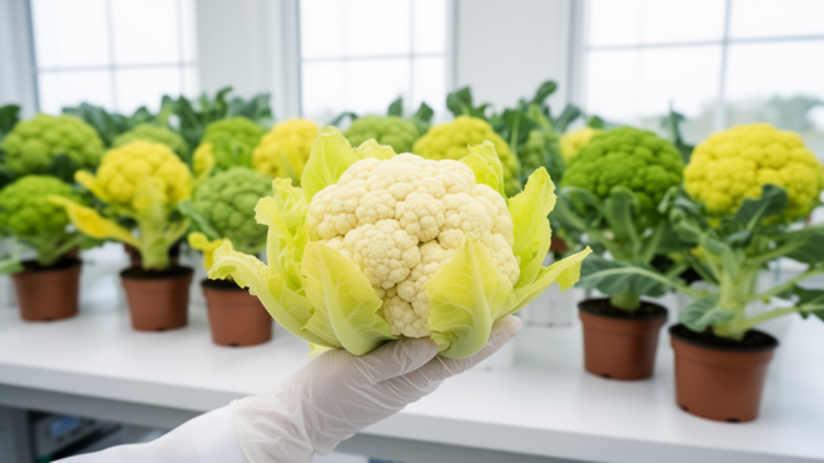 Gene Behind Yellow-Green Leaves in Cauliflower Identified and Confirmed by CRISPR
