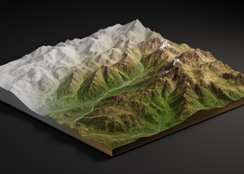 Diffusion model refines coarse elevation data into sharper terrain maps