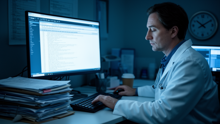 When Human Review of AI Medical Notes Is Oversight in Name Only