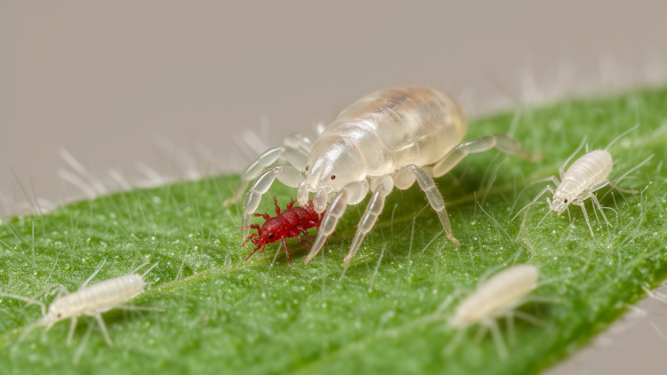 Predatory Mite Excels Against Spider Mites but Struggles with Thrips in Lab Tests