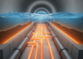 Research report: Temperature field and system efficiency of a ground source heat pump heated tunnel drainage ditch