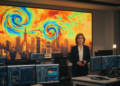 Hybrid Physics and Data Framework Delivers Real-Time Forecasts of Atmospheric Pollutants