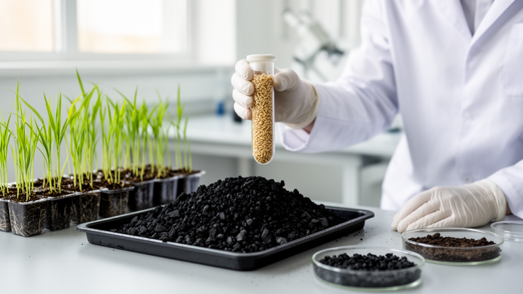 Chitosan-Modified Biochar Cuts Arsenic in Rice, Aging Trial Shows