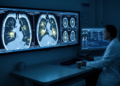 Mixed-effects radiomics model hits AUC 0.91 for lung cancer prediction across seven UK hospitals