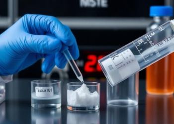 High-purity terbium-161 produced at scale with two-stage chromatography