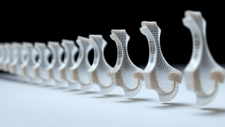 Carbon fibre spine joints tested for 3D-printed architectural composites