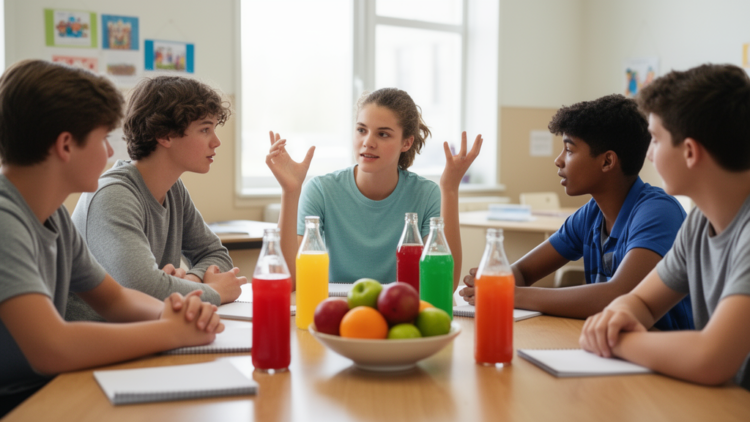 Research report: Youth perspectives on sugar-sweetened beverages and the UK soft drinks industry levy: secondary analysis of focus group data using the theory of planned behaviour