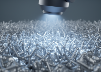 Electron imaging reveals atomic structure of strengthening precipitates in high-silicon aluminum alloy