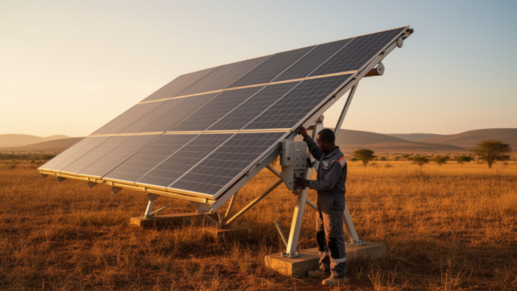 Low-Cost Dual-Axis Solar Tracker Boosts Energy Yield 45 Percent in Ethiopian Field Tests