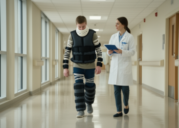 Age Simulation Suit Slows Young Walkers but Spares Memory Under Dual Tasks