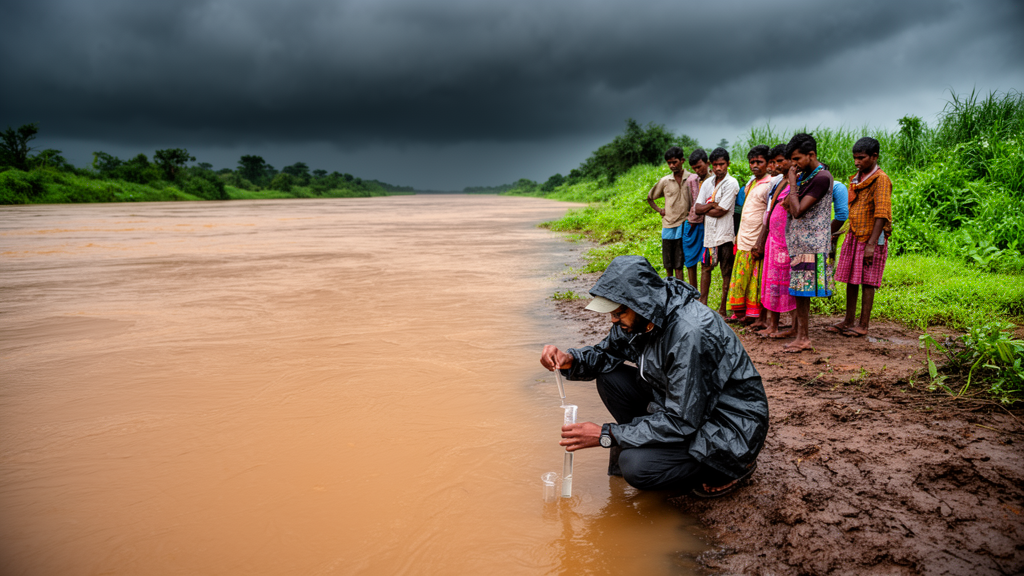 Machine learning and water quality indices reveal monsoon pollution hotspots in Odisha’s Baitarani River