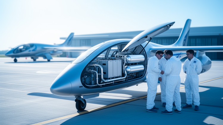 Hydrogen Fuel Cells Aim for the Sky in New Aviation Research Push