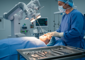 Robot-guided surgery drains six brain abscesses in a single operation