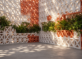 3D-Printed Multi-Material Facade Combines Daylight Control with Plant Growth