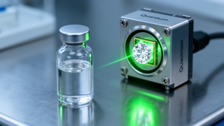 Quantum Sensor Spies Traces of MRI Contrast Agent Gadolinium in Water