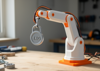 Low-Cost 3D-Printed Robotic Arm Lifts 0.8 kg Payload With 100% Success
