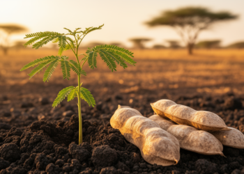 Large Seeds and Rich Topsoil Give Faidherbia albida Seedlings a Strong Start in Burkina Faso