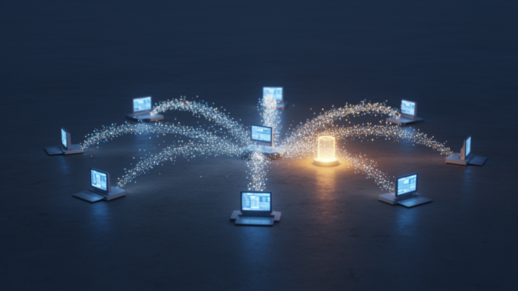 Particle Swarm Optimization Steers Client Selection in Decentralized Federated Learning