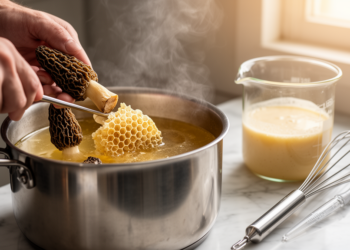 Morel Mushrooms Reshape Chicken Broth Particles for Better Emulsion Stability