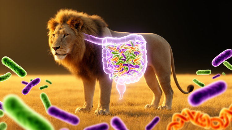 Wild Lion Gut Microbiome Yields Hundreds of Novel Microbial Genomes