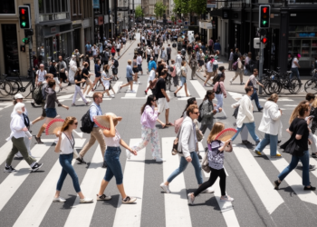Cameras Reveal How Temperature and Emergency Rules Reshaped Pedestrian Walking