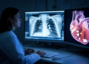Coronary calcium on lung scans may flag heart risk in pulmonary embolism patients