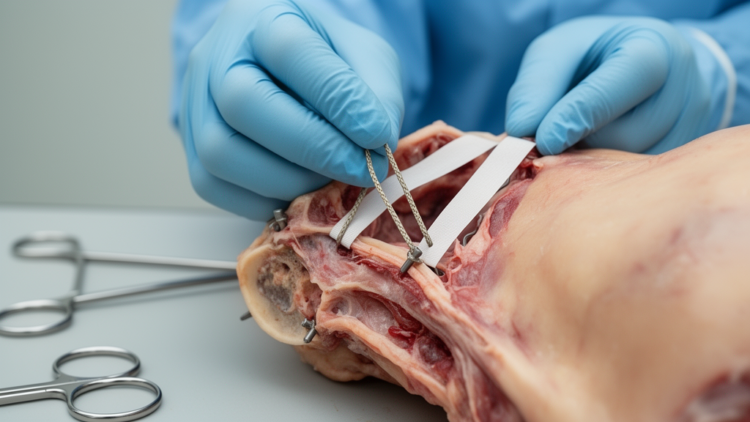 Round and tape sutures hold equally well inside shoulder anchors, cadaver study finds