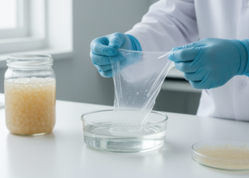 Water Kefir Waste Becomes Stretchy Bioplastic Film With a Simple Glycerol Soak